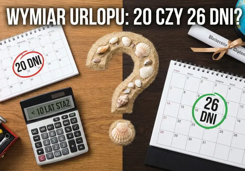 Ile dni urlopowych w roku - 20 czy 26 dni? Sprawdź, jak policzyć staż