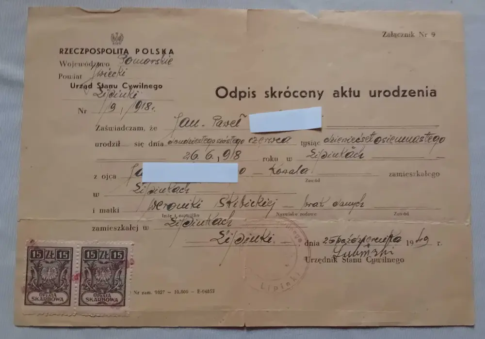 Ile jest ważny odpis aktu urodzenia i kiedy warto go zaktualizować