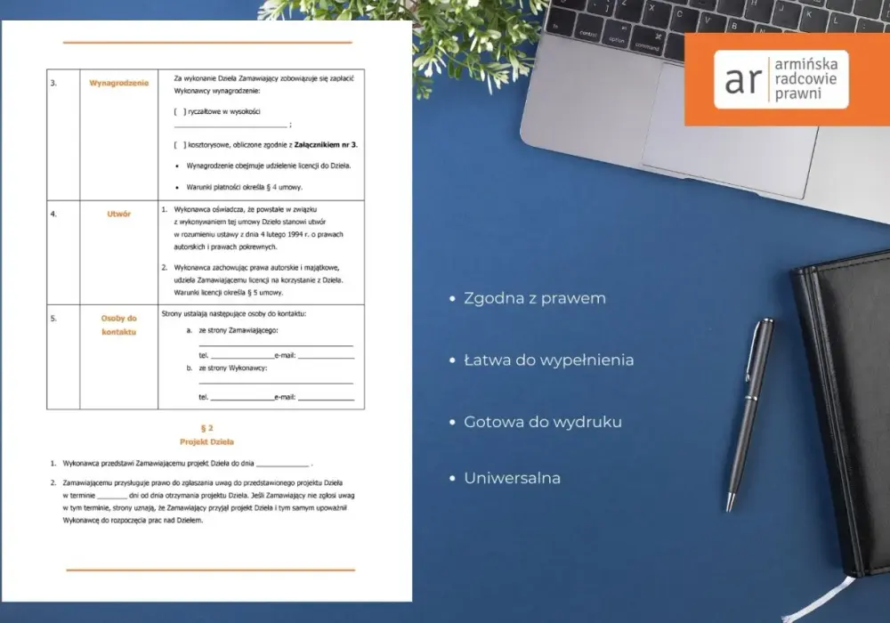 Konferansjer umowa o dzieło czy zlecenie - wybierz mądrze i uniknij problemów