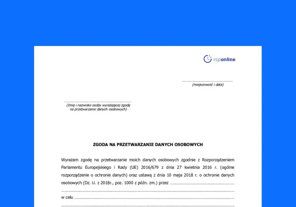 Zgoda na przetwarzanie danych - Kiedy nie musisz jej podpisywać?
