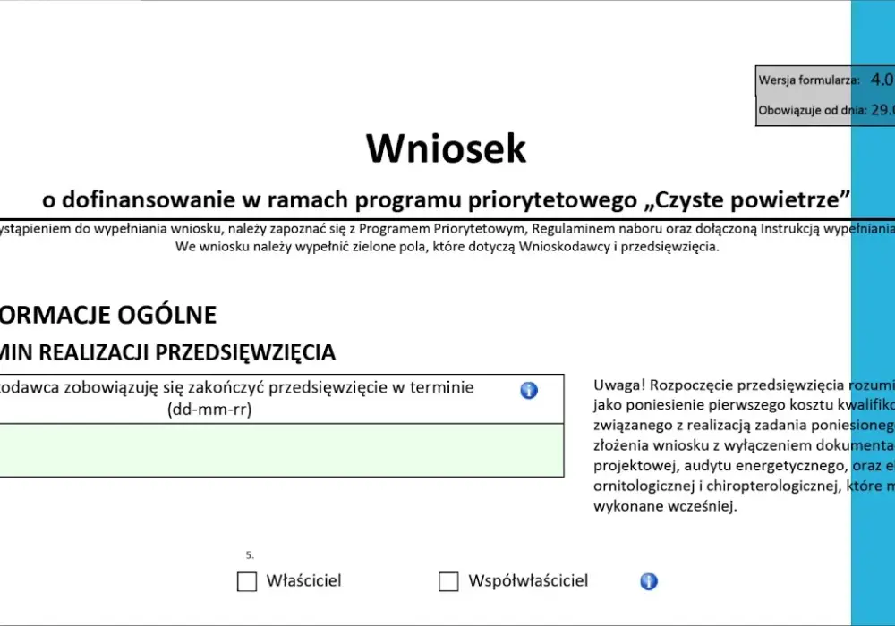 Jak złożyć wniosek o płatność w programie czyste powietrze Katowice bez błędów