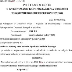 Kto składa wniosek o dozór elektroniczny i jak uniknąć więzienia?