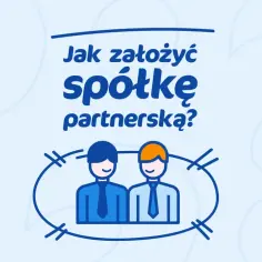 Jak założyć spółkę partnerską? Dwie postacie w garniturach symbolizują współpracę i wspólne przedsięwzięcie.