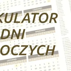 Kalkulator dni roboczych, pomocny w określeniu, ile godzin pracy w miesiącu.