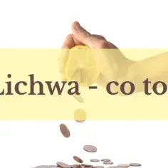 Dłoń wyciska cytrynę, z której spadają monety. Napis: "Lichwa - co to?".