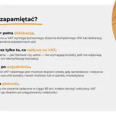 Co musisz zapamiętać o VAT? Korekta pełnej deklaracji, wpływ na VAT, uzgodnienie i 90 dni na płatność.