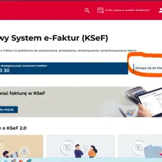 KSeF: Zaloguj się do systemu, aby poznać instrukcję krok po kroku, jak odebrać fakturę.