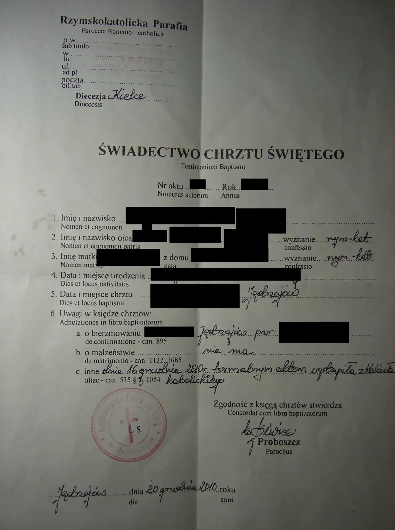 Zdjęcie Jak łatwo uzyskać odpis aktu chrztu - koszty i wymagania krok po kroku