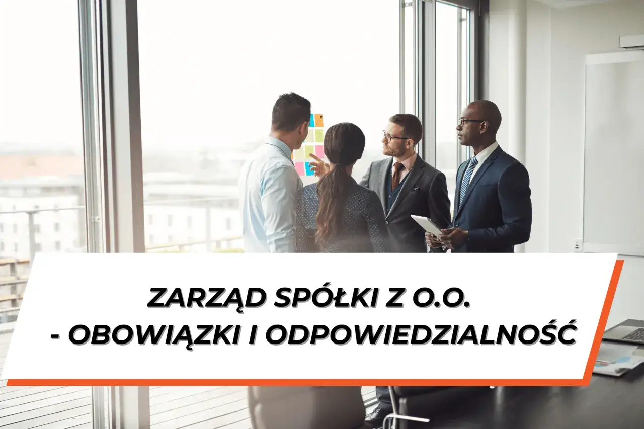 Prezes zarządu i zespół dyskutują o strategii firmy przy tablicy z notatkami.