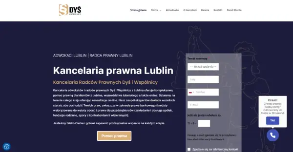 Najlepsze kancelarie adwokackie i radców prawnych w Lublinie - ranking 2026