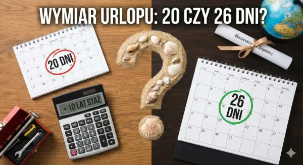 Ile dni urlopowych w roku - 20 czy 26 dni? Sprawdź, jak policzyć staż