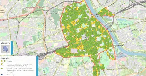Warszawska strefa płatnego parkowania - zasady, ceny i abonament