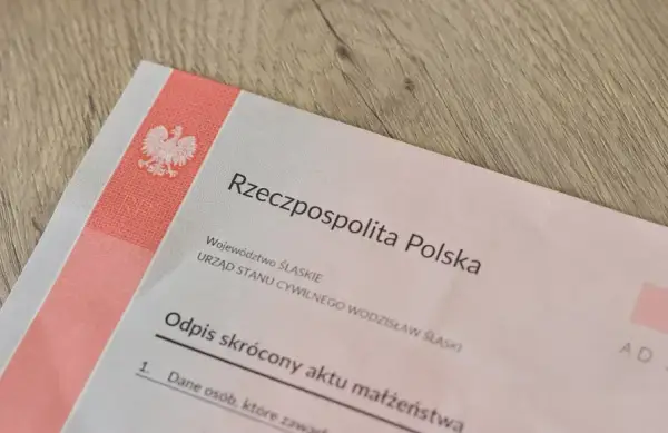 Odpis skrócony aktu małżeństwa – ile jest ważny i kiedy go wymienić