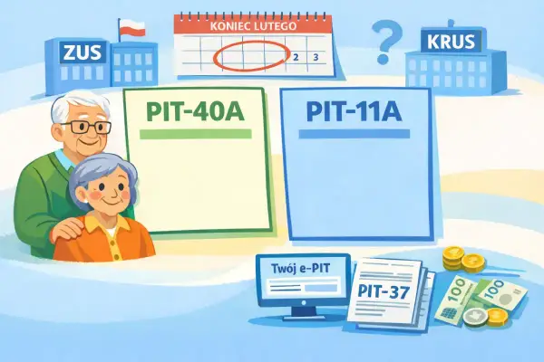 PIT-40A czy PIT-11A - Jak rozliczyć emeryturę i rentę?