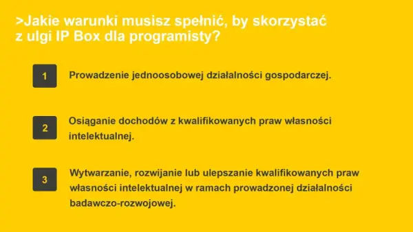IP Box - 5% podatku? Sprawdź, czy Twoja firma spełnia warunki!