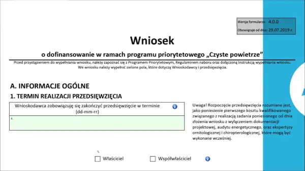 Jak złożyć wniosek o płatność w programie czyste powietrze Katowice bez błędów