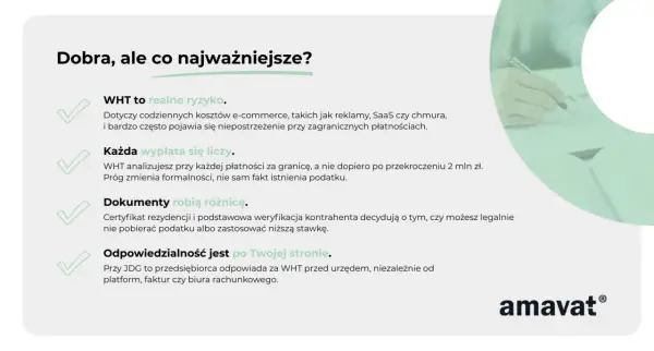 Podatek u źródła (WHT) - Jak rozliczyć i uniknąć kar?